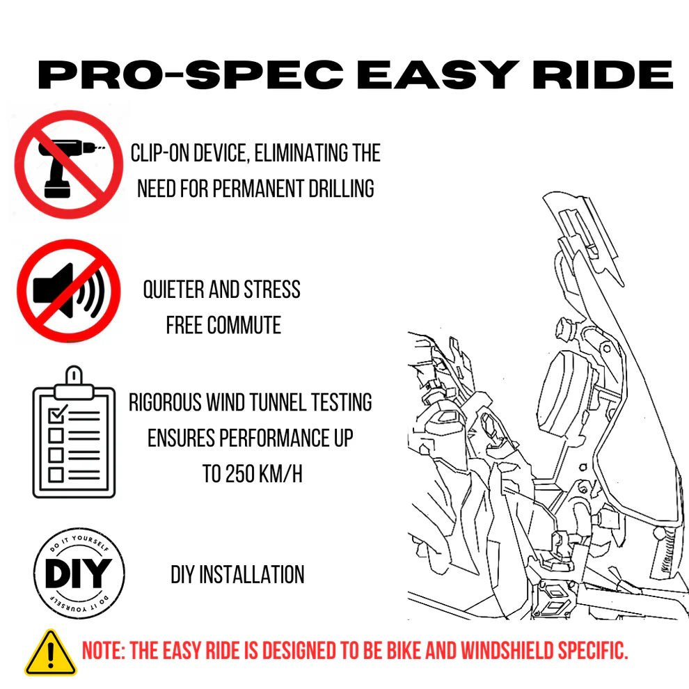 Pro-Spec Easy Ride for KTM 250 Adventure 2025 Onwards & KTM 390 Adventure 2025 Onwards