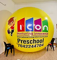 Custom Sticker Pasting PVC Advertising Balloons – Promotional Sky Balloons for Store Launch, Festivals, Corporate Events & Brand Promotion in India