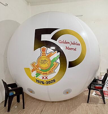 Custom Sticker Pasting PVC Advertising Balloons โ Promotional Sky Balloons for Store Launch, Festivals, Corporate Events & Brand Promotion in India
