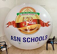Custom Sticker Pasting PVC Advertising Balloons – Promotional Sky Balloons for Store Launch, Festivals, Corporate Events & Brand Promotion in India