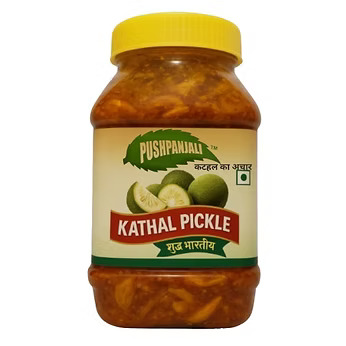 Pushpanjali Kathal Pickle – Traditional Jackfruit Achar | Tangy & Spicy Authentic Indian Taste