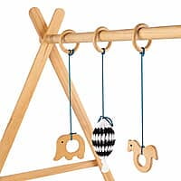 Wooden Baby Play Gym – First Reach Montessori Activity Gym