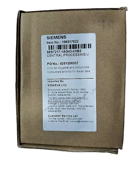 Siemens SIMATIC S7-1200 CPU 1217C Compact CPU DC/DC/DC (6ES7217-1AG40-0XB0)