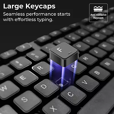 KEYBOARD WIRED FOXIN KEYSOFT (FKB-102 PLUS)