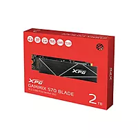 ADATA XPG Gammix S70 Blade 2TB NVMe Gen4 SSD – Up to 7400MB/s | M.2 2280