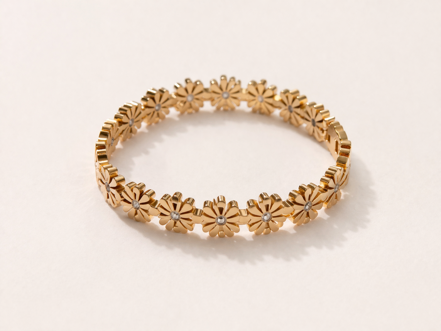 Gold Daisy Chain Bracelet