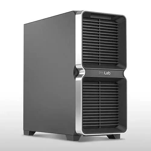 ProLab Design AI828 Mid Tower Workstation PC Case – E-ATX Support | 360mm Radiator