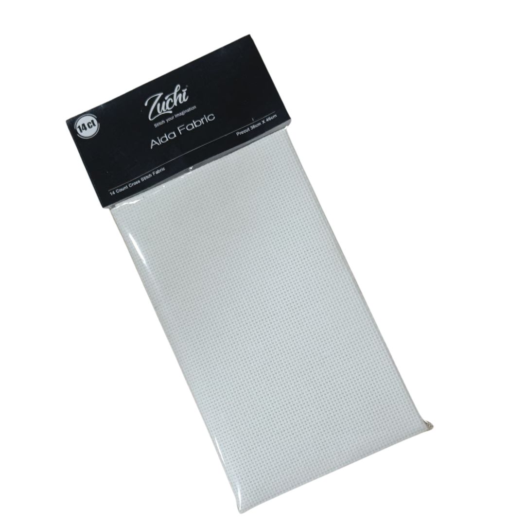 Zuchi Aida Fabric 38x46 cm White 14C Zuchi Aida Fabric 38x46 cm White 14C