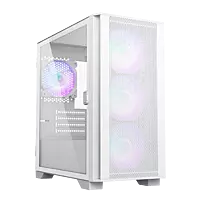 Montech Air 100 ARGB White M-ATX Mini Tower Case – High Airflow Tempered Glass