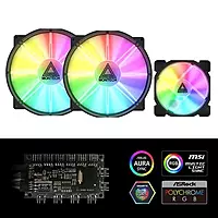 Montech Air X ARGB E-ATX Mid Tower Case – Tempered Glass | ARGB Fans | High Airflow