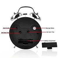 Zigdeal Digital Alarm Clock – LED Display | Snooze Function | Desk & Bedside Use
