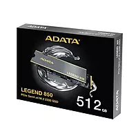Adata Legend 850 512GB NVMe Gen4 SSD – M.2 2280 Internal Drive | Up to 5000MB/s