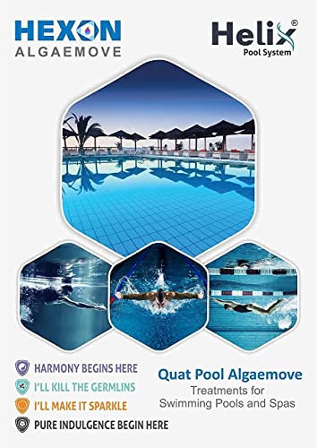Hexon Swimming Pool Pond, Spa, Fountain Algaecide/algicide Cleaner (2.5 Liters) Hexon Swimming Pool Pond, Spa, Fountain Algaecide/algicide Cleaner (2.5 Liters)
