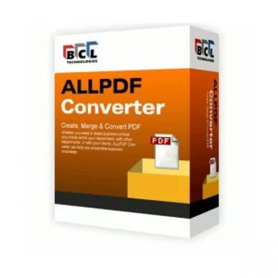 BCL AllPDF Converter Single user License key (Word to PDF / PDF to Word) ESD