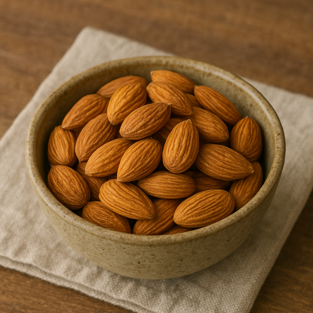 Soaked & Dried Crunchy Almonds Starts from 500gms