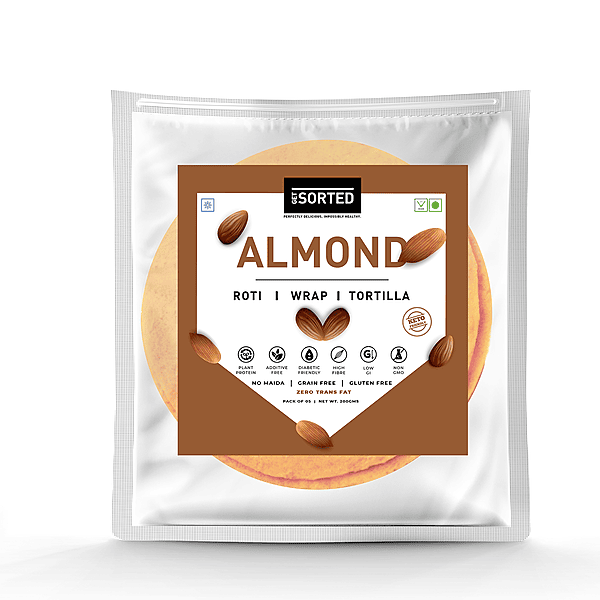 Almond Roti | 1.7 Gms Net Carbs | (Pack of 5)