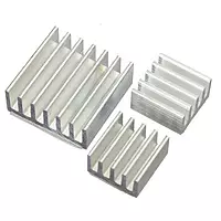 3 in 1 Aluminum Heat Sink Set for Raspberry Pi 3/4
