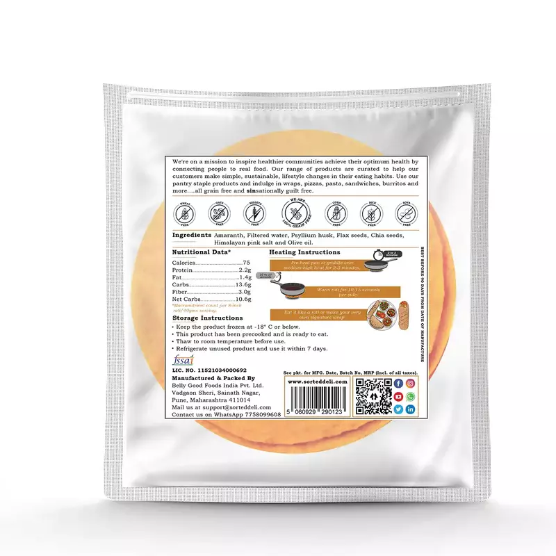 Amaranth Wrap - Sorted