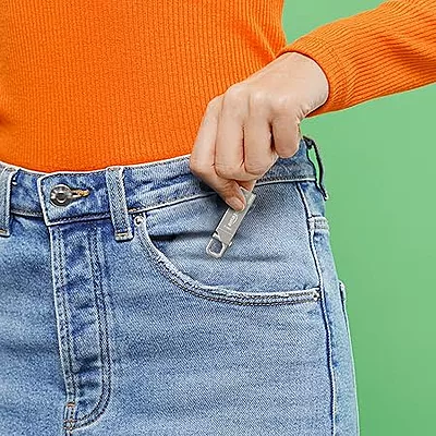 Amazon Basics 128 GB USB 2.0 Pen Drive |Flash Drive | with Key Ring (Metal)