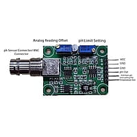 Pinout diagram of analog pH sensor module Pinout diagram of analog pH sensor module