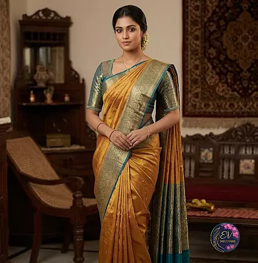 Ananya Premium Banarasi Tissue Silk Saree
