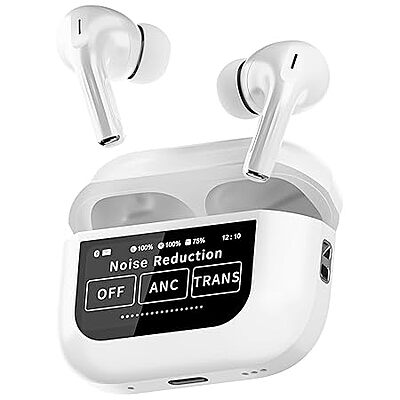 Earbuds Pro 2 Gen,Display Control Earbuds,with ANC- ENC Active Noise Cancellation,DisplayTouch Earbuds,Type-C Fast Charging