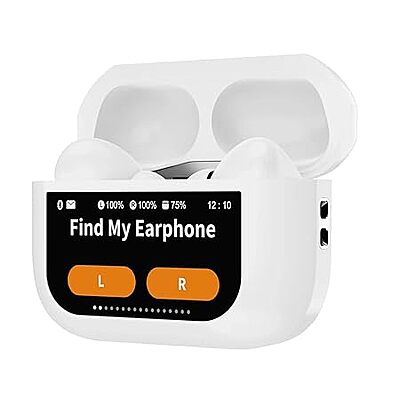 Earbuds Pro 2 Gen,Display Control Earbuds,with ANC- ENC Active Noise Cancellation,DisplayTouch Earbuds,Type-C Fast Charging