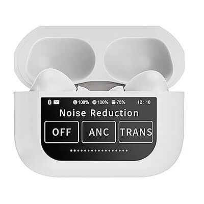 Earbuds Pro 2 Gen,Display Control Earbuds,with ANC- ENC Active Noise Cancellation,DisplayTouch Earbuds,Type-C Fast Charging