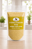 Andhra Paruppu Podi (With Garlic)