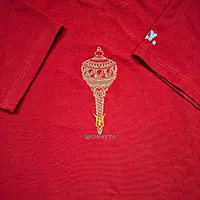 ANJANEYA - Hanuman Ji Embroidered T-Shirt | Regular Fit