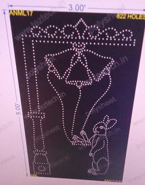 ANML17 RA.n1TWITH RFI 1 5X3 FEET 822HOLES