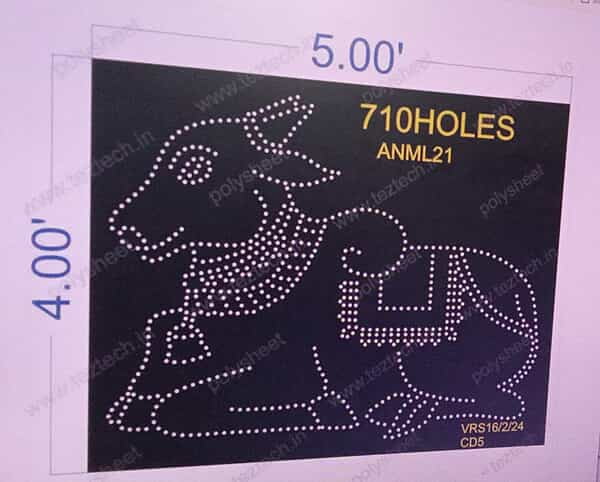 ANML21 NANDI 4X5 FEET 710 HOLES