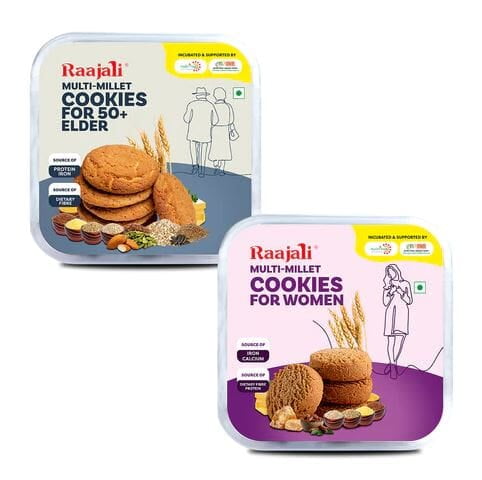 MULTI MILLET 50+ ELDER COOKIES AND COOKIES FOR WOMEN -Each 120g MULTI MILLET 50+ ELDER COOKIES AND COOKIES FOR WOMEN -Each 120g