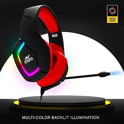 Ant Esports H530 Multi-Platform Pro RGB Gaming Headsetfor PC / PS4 / PS5 / Xbox One / Switch1 with mic