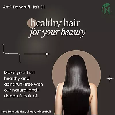 Herbal Anti-Dandruff Hair Oil – The Natural Way to Flake-Free, Healthy Hair