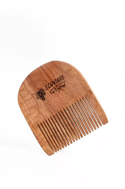 Anti static wooden beard comb for smooth and frizz free beard care