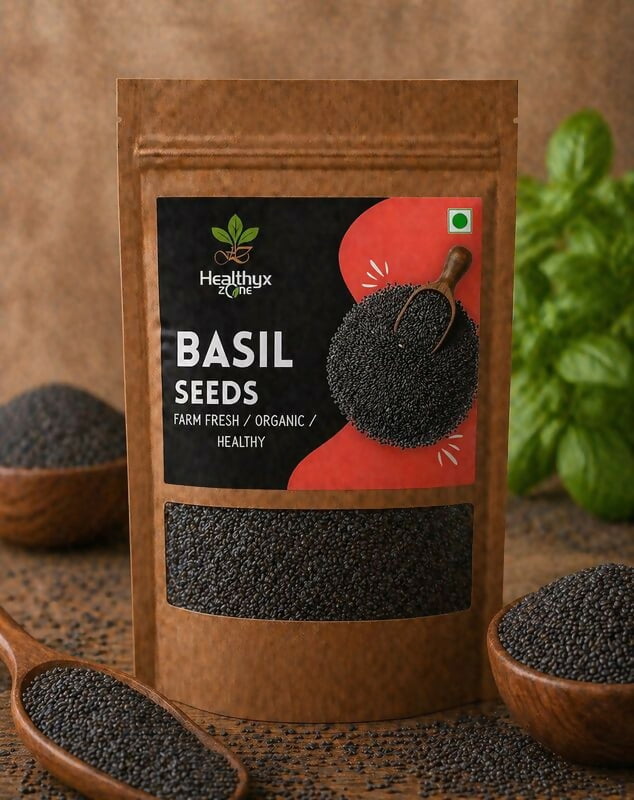 Basil / Sabja Seeds | Healthyx Zone