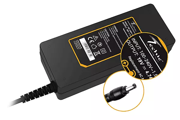 Techie 40W Charger for ASUS Eee PC 1001PX, 1215N, X101. Compact design, reliable power supply, perfect for on-the-go charging. Keep your device powered and ready for use anytime!