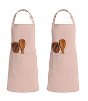 Classic Apron with Front Pocket |Adjustable Fit - (Pack of 2)