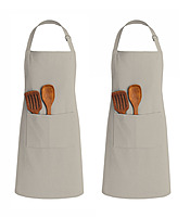Classic Apron with Front Pocket |Adjustable Fit - (Pack of 2)