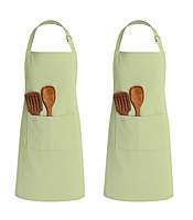 Classic Apron with Front Pocket |Adjustable Fit - (Pack of 2)