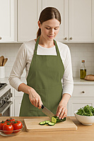 Classic Apron with Front Pocket |Adjustable Fit - (Pack of 2)