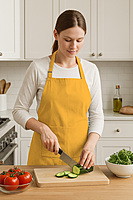 Classic Apron with Front Pocket |Adjustable Fit - (Pack of 2)