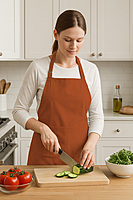 Classic Apron with Front Pocket |Adjustable Fit - (Pack of 2)