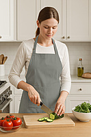 Classic Apron with Front Pocket |Adjustable Fit - (Pack of 2)
