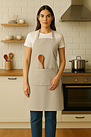 Adjustable Apron with Front Pocket |(Pack of 2)