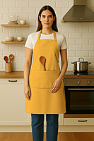 Adjustable Apron with Front Pocket |(Pack of 2)