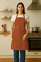 Adjustable Apron with Front Pocket |(Pack of 2)