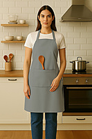 Adjustable Apron with Front Pocket |(Pack of 2)