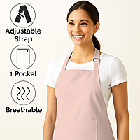 Adjustable Apron with Front Pocket |(Pack of 2)
